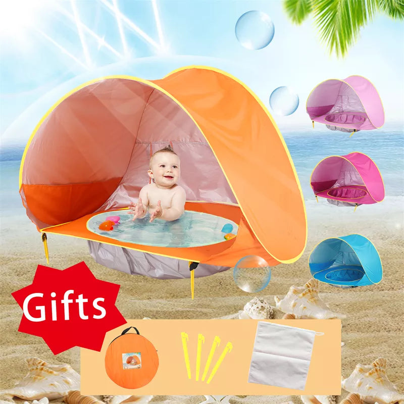 Tenda de praia portátil para bebês