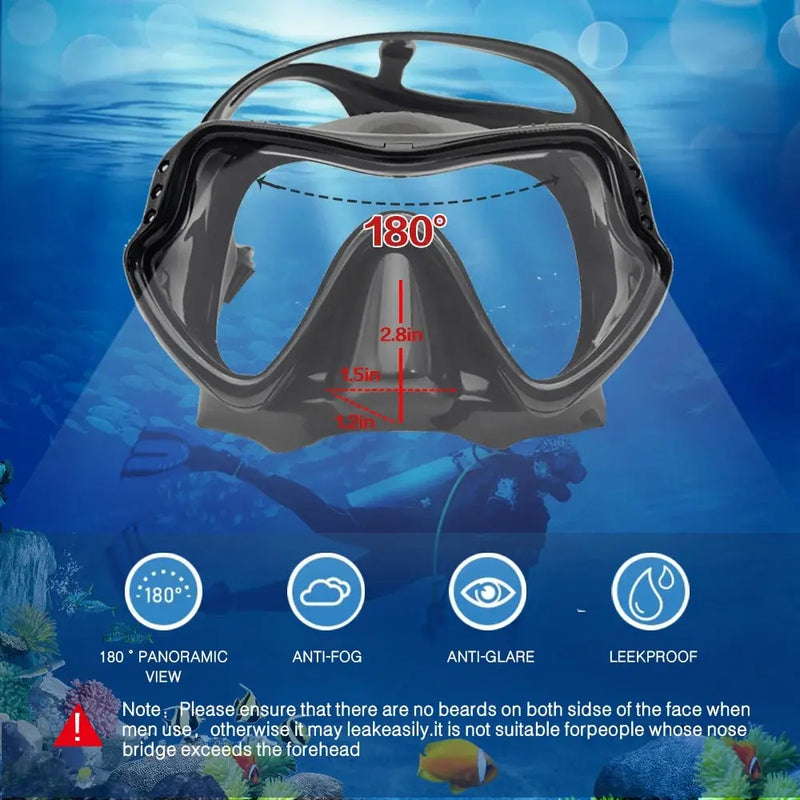 Máscara submarina para mergulho